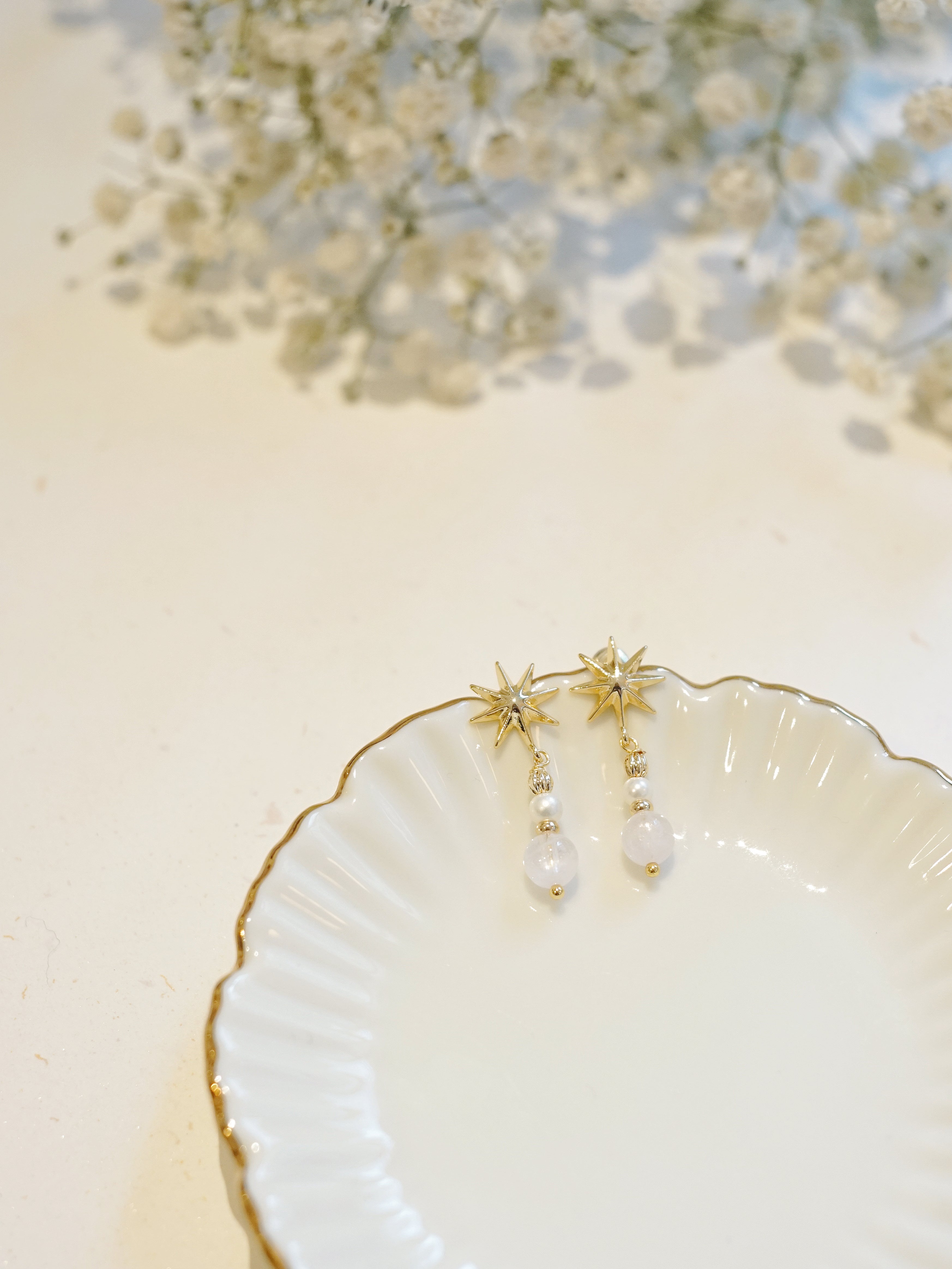 Starlight Kunzite Earrings