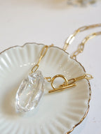 White Azeztulite Long Necklace (Style A)