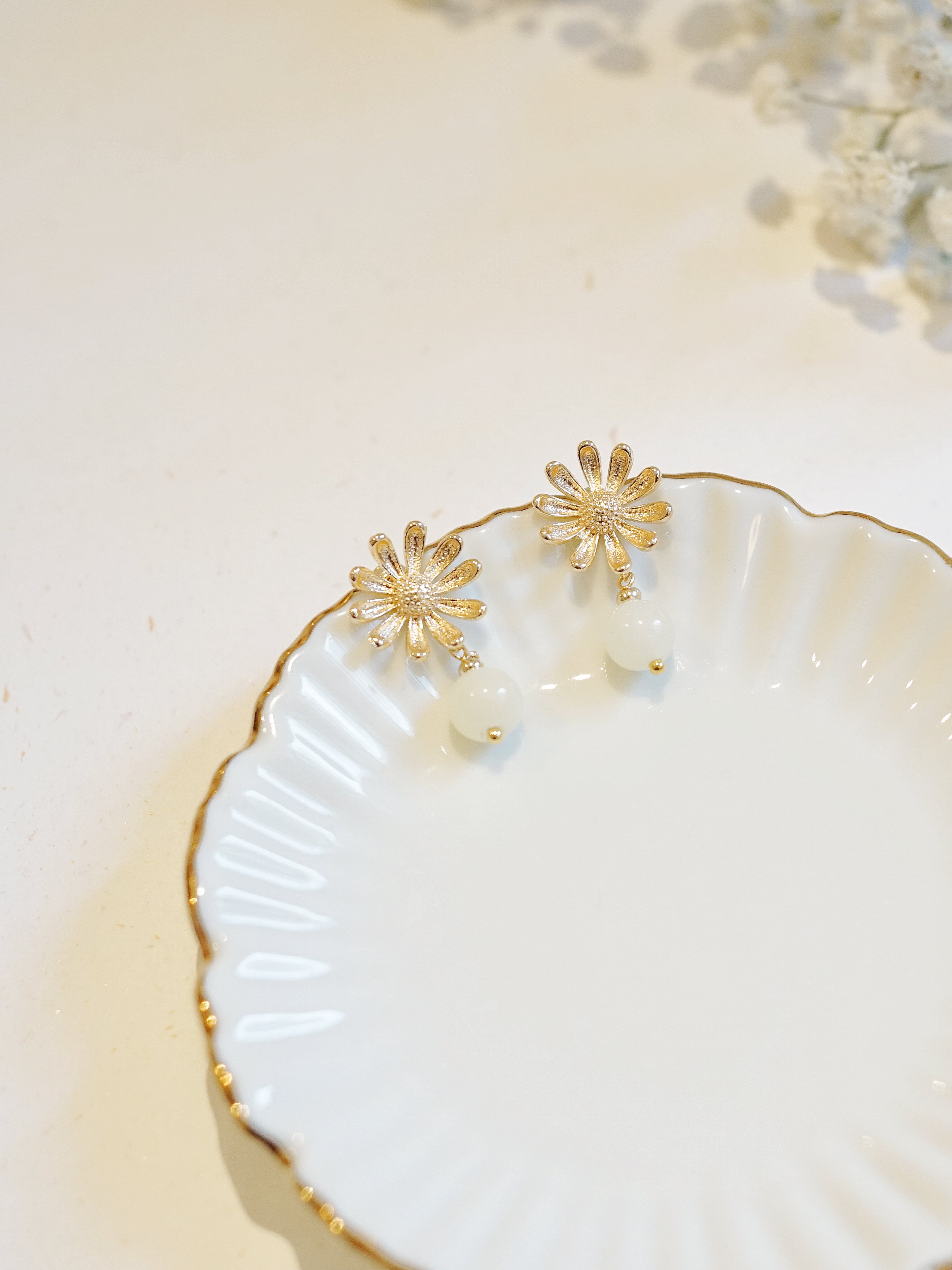 Yellow Morganite Earrings